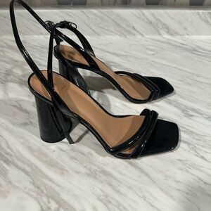 Sam Edelman Elegant Black Strappy Heels